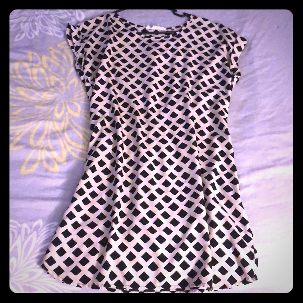 Black and White Dress